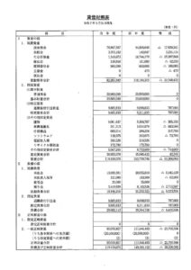 決算書のサムネイル